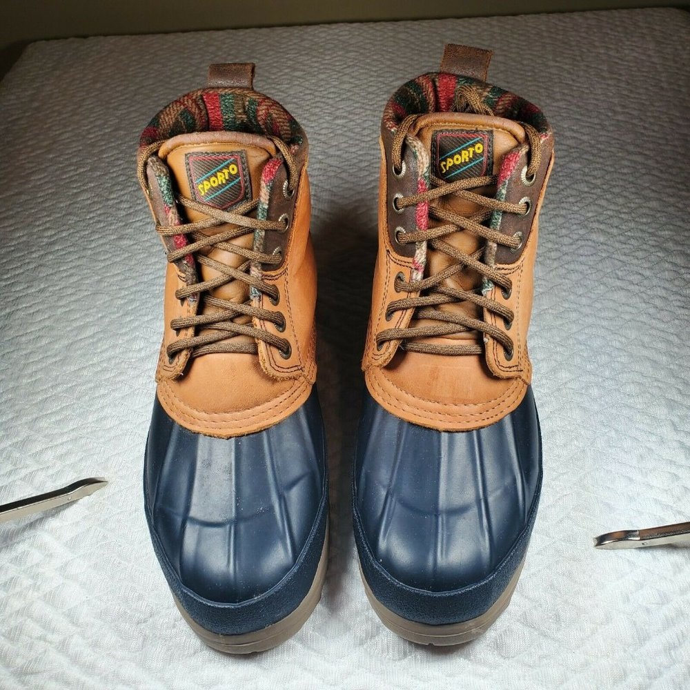 THE ORIGINAL SPORTO DUCK BOOT WOMEN'S  LACE UP BOOTS SIZE 6M